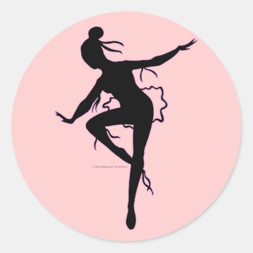 Prima Ballerina Silhouette Sticker