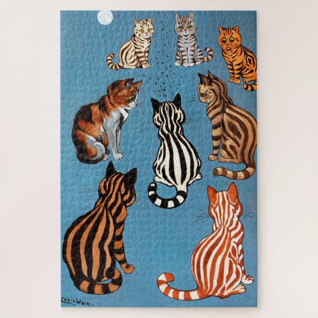 Primadonna of The Night, Louis Wain Jigsaw Puzzle (Vertical)