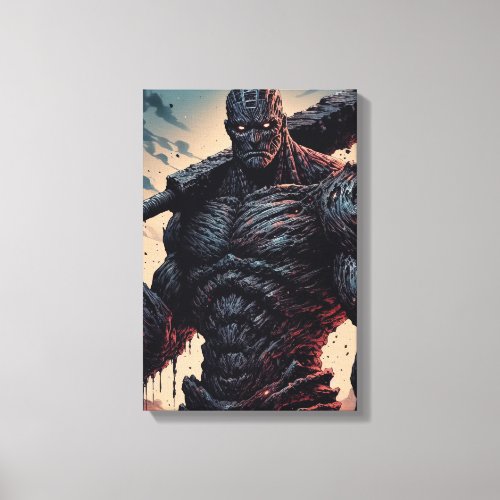 Primal Golem of Wrath Canvas Print