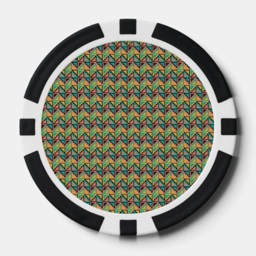 Primal pattern poker chips