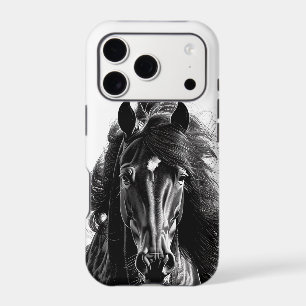 Primal Power 001 – black Horse iPhone 17 Pro Case