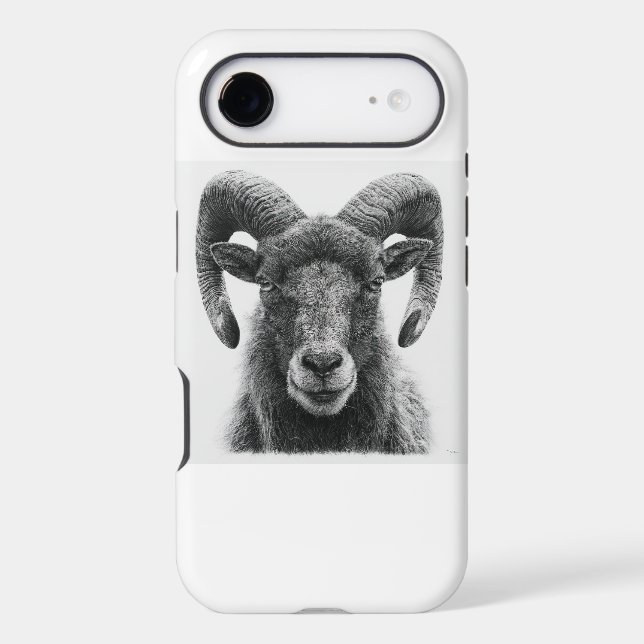 Primal Power 007 – Ram iPhone Case (Back)