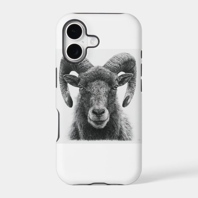 Primal Power 007 – Ram iPhone Case (Back)