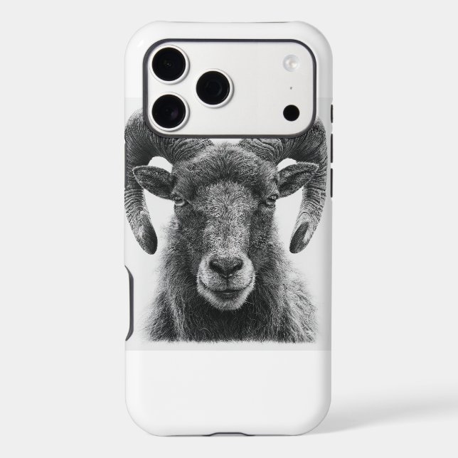Primal Power 007 – Ram iPhone Case (Back)