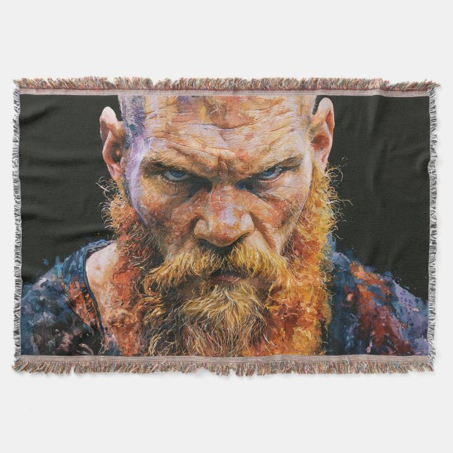 Primal Power 012 — Unbroken Throw Blanket (Front)