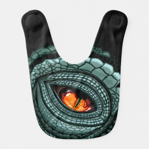 Primal Reptile Predator Eye Baby Bib