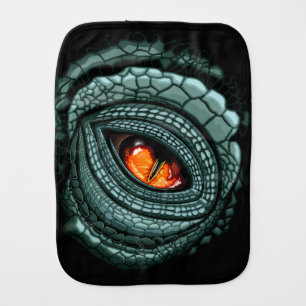 Primal Reptile Predator Eye Baby Burp Cloth