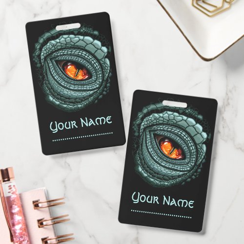 Primal Reptile Predator Eye Badge