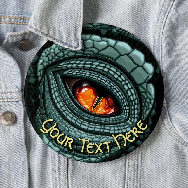Primal Reptile Predator Eye Button (In Situ)