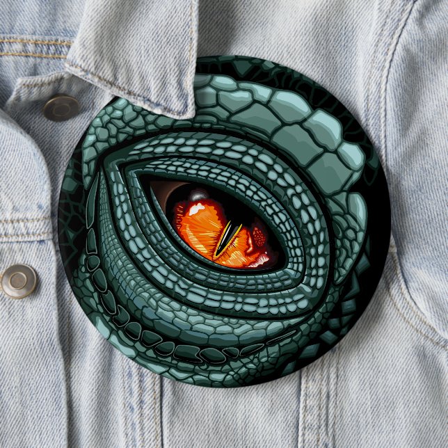 Primal Reptile Predator Eye Button (In Situ)