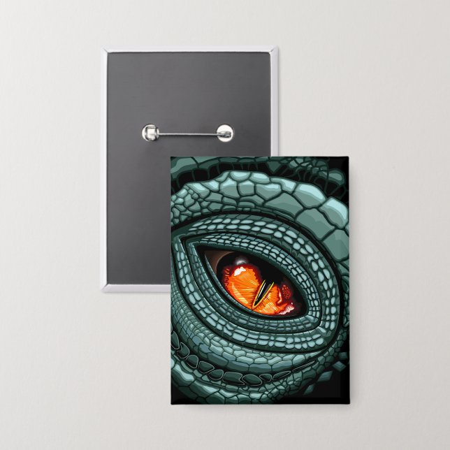 Primal Reptile Predator Eye Button (Front/Back)