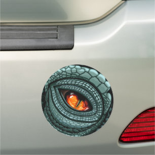 Primal Reptile Predator Eye Car Magnet