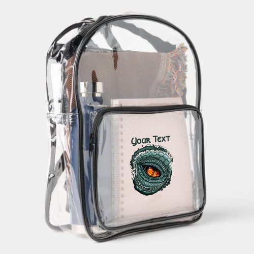 Primal Reptile Predator Eye Clear Backpack