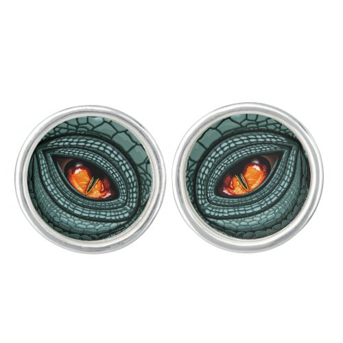Primal Reptile Predator Eye Cufflinks