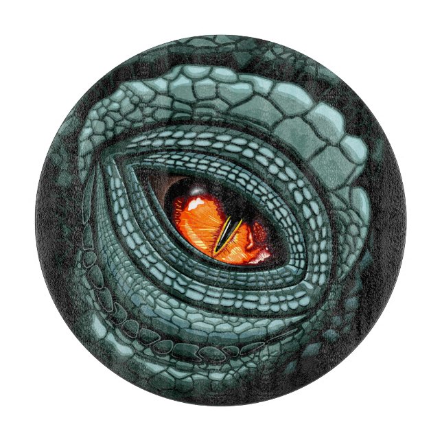 Primal Reptile Predator Eye Cutting Board (Front)