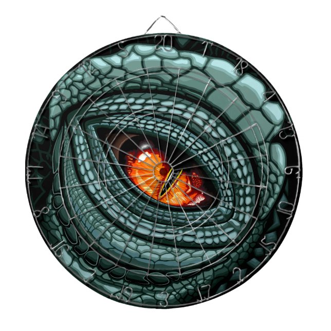 Primal Reptile Predator Eye Dart Board (Front)