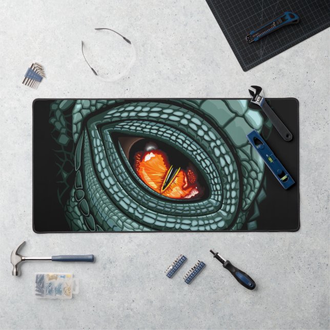 Primal Reptile Predator Eye Desk Mat (Workstation)