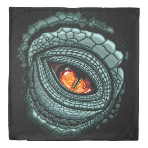 Primal Reptile Predator Eye Duvet Cover
