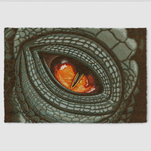 Primal Reptile Predator Eye Fiber Doormat