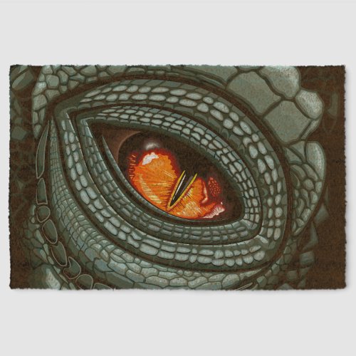 Primal Reptile Predator Eye Fiber Doormat