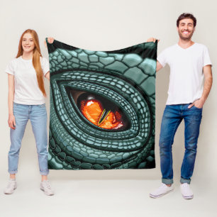 Primal Reptile Predator Eye Fleece Blanket