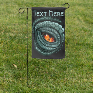 Primal Reptile Predator Eye Garden Flag