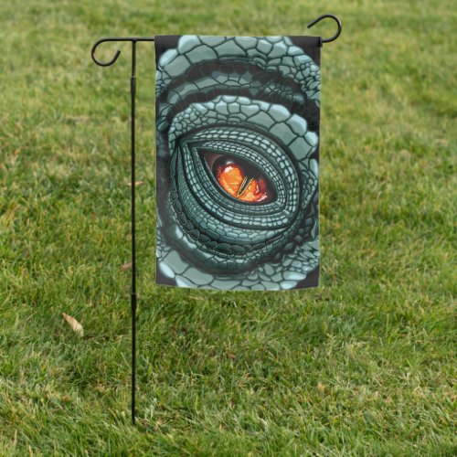 Primal Reptile Predator Eye Garden Flag