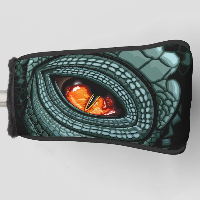 Primal Reptile Predator Eye Golf Head Cover (Front)