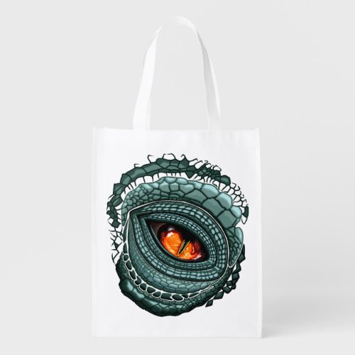 Primal Reptile Predator Eye Grocery Bag