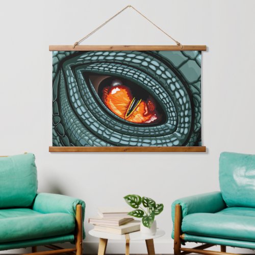 Primal Reptile Predator Eye Hanging Tapestry