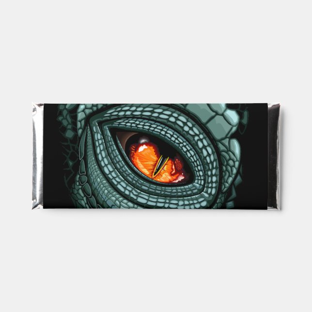 Primal Reptile Predator Eye Hershey Bar Favors (Front)