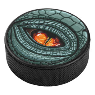 Primal Reptile Predator Eye Hockey Puck