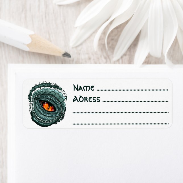 Primal Reptile Predator Eye Label (Insitu)