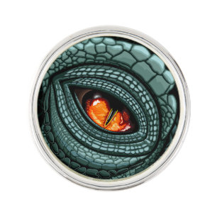 Primal Reptile Predator Eye Lapel Pin