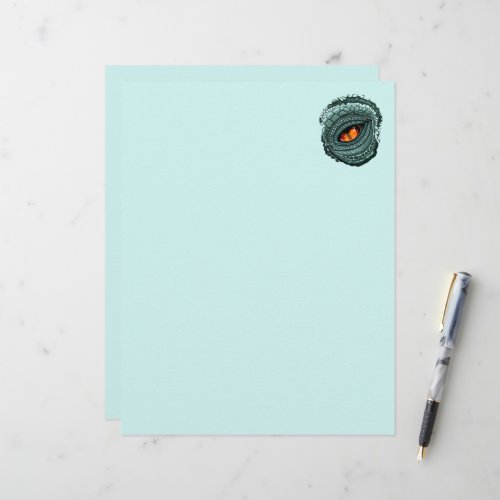 Primal Reptile Predator Eye Letterhead