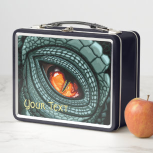 Primal Reptile Predator Eye Metal Lunch Box