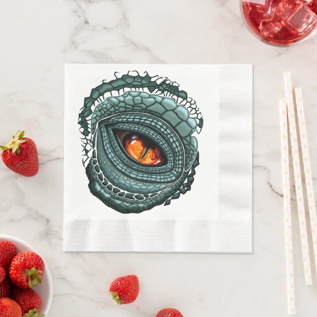 Primal Reptile Predator Eye Napkins (Insitu)