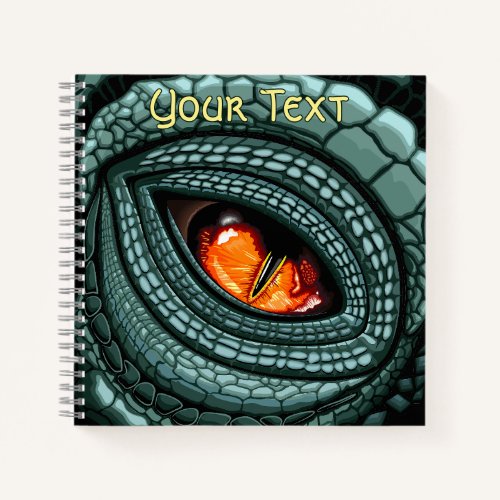 Primal Reptile Predator Eye Notebook