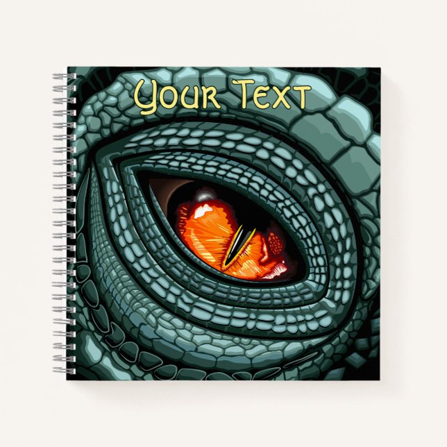 Primal Reptile Predator Eye Notebook (Front)