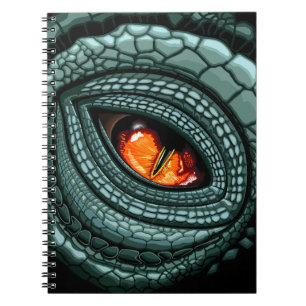 Primal Reptile Predator Eye Notebook