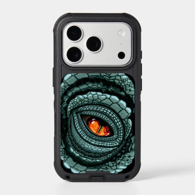 Primal Reptile Predator Eye Otterbox iPhone Case (Back)
