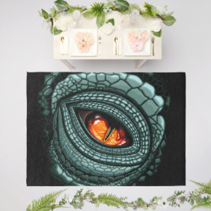 Primal Reptile Predator Eye Outdoor Rug