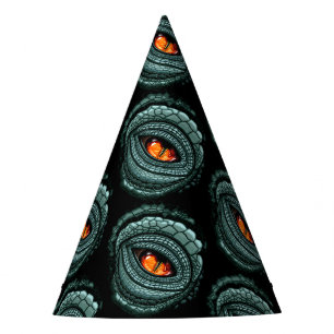 Primal Reptile Predator Eye Party Hat