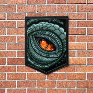 Primal Reptile Predator Eye Pennant