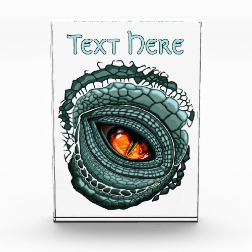 Primal Reptile Predator Eye Photo Block