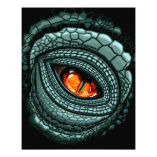 Primal Reptile Predator Eye Photo Print