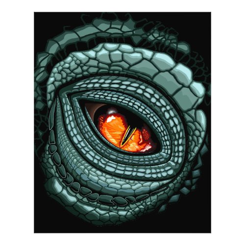 Primal Reptile Predator Eye Photo Print
