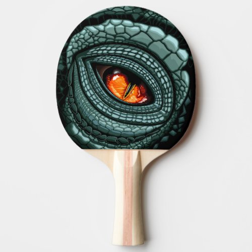 Primal Reptile Predator Eye Ping Pong Paddle