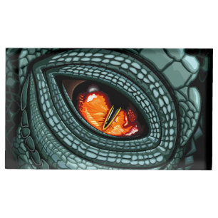 Primal Reptile Predator Eye Place Card Holder