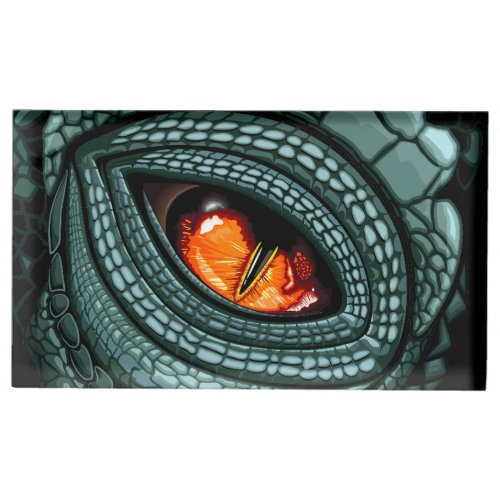 Primal Reptile Predator Eye Place Card Holder